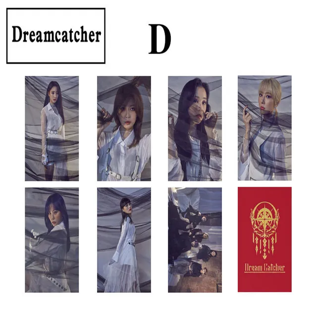 8pcs Kpop Dream Catcher Album Self-made Double-sided Small 