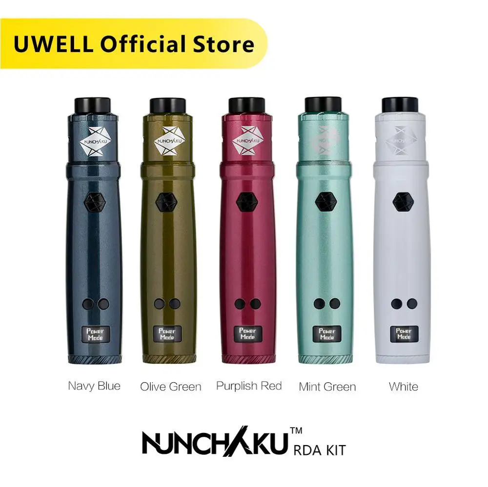 Стартовый набор Uwell Nunchaku RDA 80 Вт питание от одной батареи 18650 (без батареи)