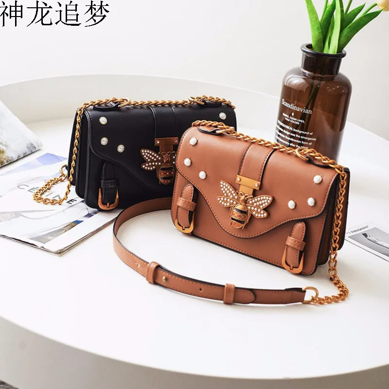 

Female Crossbody Bag For Women 2020 Quality PU Leather Luxury Handbags Designer Sac Main Ladies Chain Shoulder Messenger Bag