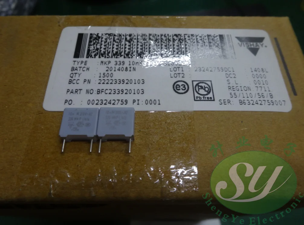 50 шт VISHAY 0,01 мкФ/310Vac 10NF 103 BFC233920103 MKP339 7 мм