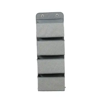 

1 PC Hanging Pocket Bag White Dots Multi-Pockets Storage Bag Stoage Organizer Hanging Pouch For Dormitary Bedroom Classroom