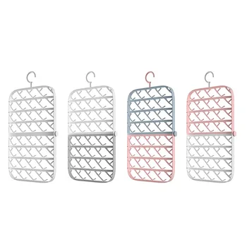 

Multifunctional Foldable Socks Clip Hanger Hanging Drying Racks for Socks Underwear 66CY