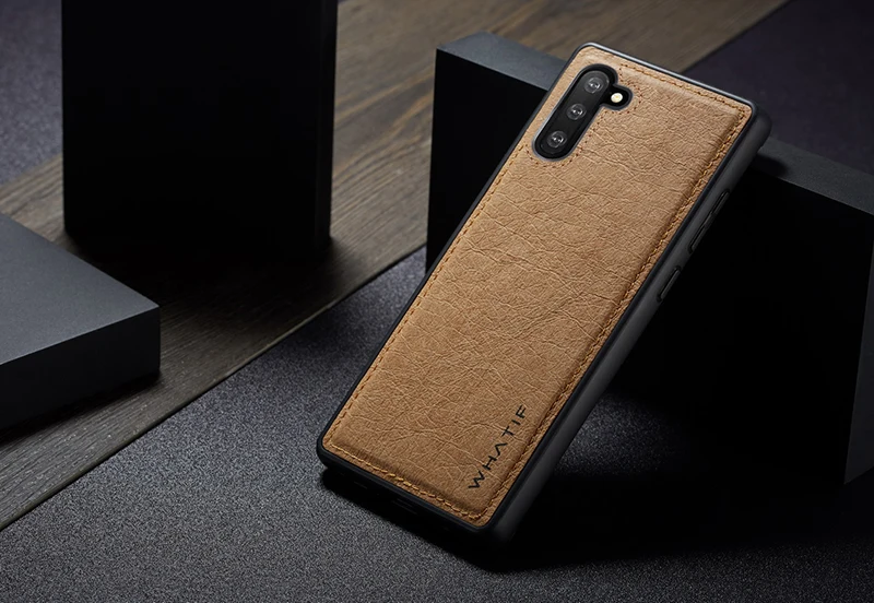 Для Galaxy Note 10 Plus 9 8 чехол крафт-бумага задняя крышка Винтажный чехол для Samsung Galaxy S8 S9 S10 Plus S10E идеальный чехол для телефона