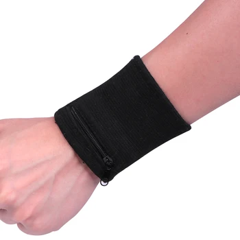 

2020 Fashion New Men Women Wrist Wallet Pouch Band Zipper Running Travel Gym Cycling Safe Sport Bag Zipper Coin Key Wrist Bag