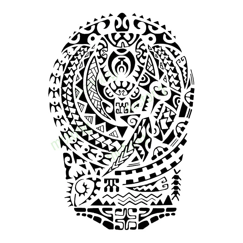 Водонепроницаемая временная татуировка наклейка Древний Египет Тотем Орел флэш-тату поддельные татуировки для мужчин wo men