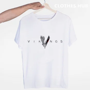 

Ragnar Lothbrok Vikings Ragnar Lodbrok T-shirt O-Neck Short Sleeves Summer Casual Fashion Unisex Men And Women Tshirt