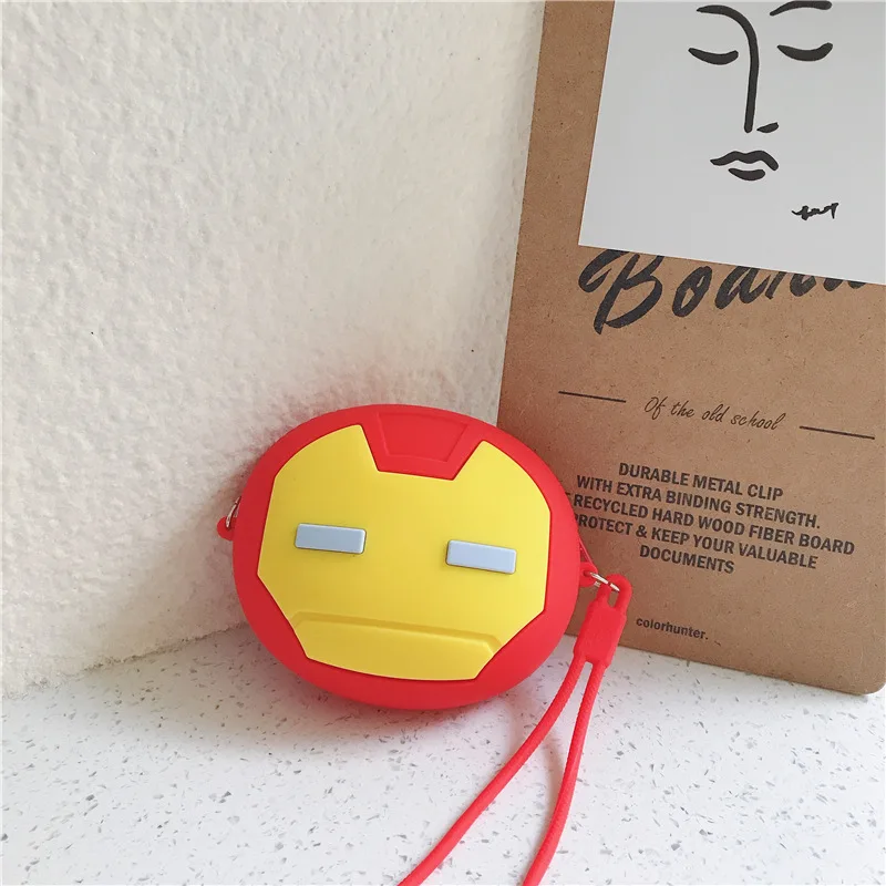 Q UNCLE Kawaii модные кошельки для монет милый мультяшный медведь сумка для женщин маленький кошелек мягкие силиконовые мешки для монет детский подарок брелок сумки - Цвет: 1216186