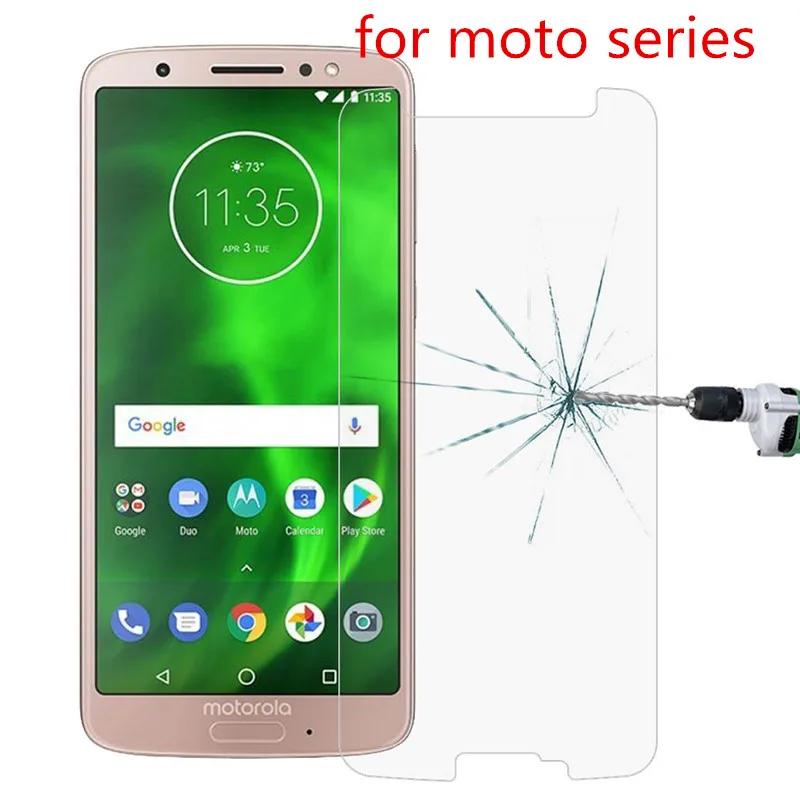 Закаленное стекло для moto g 6 g7 play plus power e5 e4 2 шт. Защитное 7 Защитная пленка экрана |