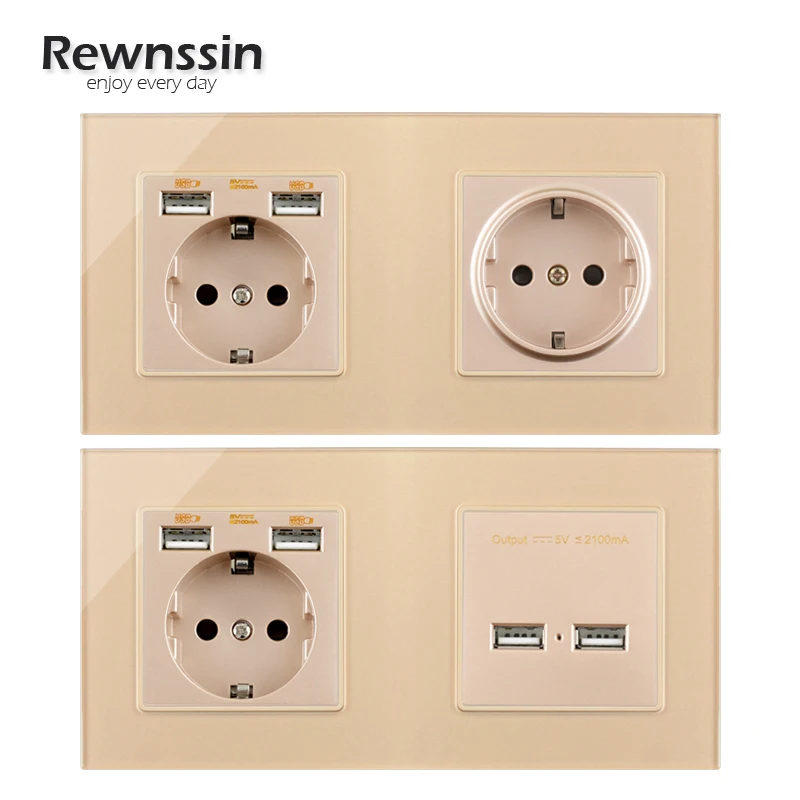 USB-порт Rewnssin 5 в 172 А HD HDMI USB-адаптер для передачи данных настенная розетка мм * 86 с 2