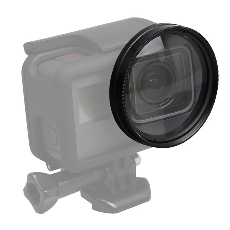 Увеличительное макрообъектив 52 мм для GoPro Hero 7 6 5 Black крепление экшн камеры Go Pro