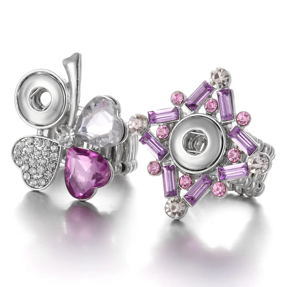 Новые кольца ювелирные изделия бриллиантовое кольцо с кнопкой для женщин и