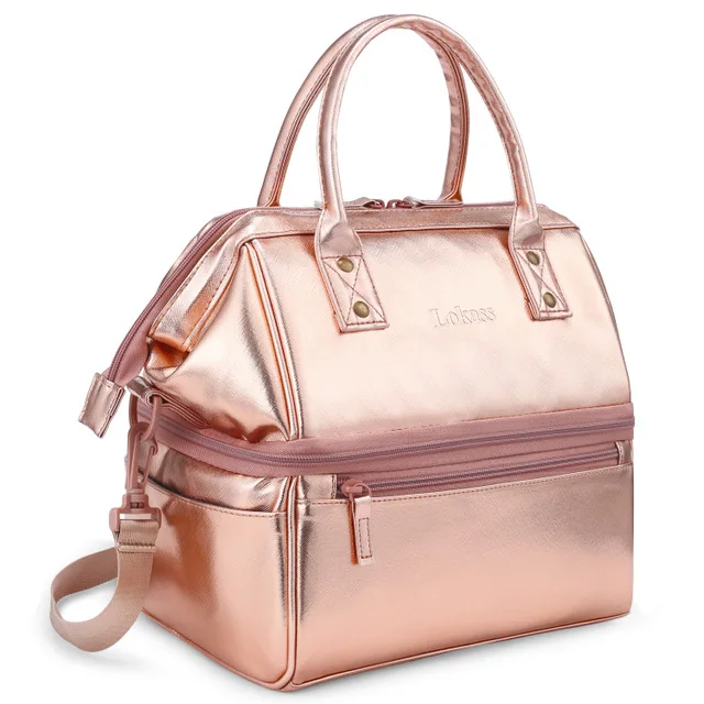 Rose Gold Пакет для хранения грудного молока многофункциональная сумка-холодильник для бутылочек сумка для мам сумки-холодильники для сохранения свежести для ухода за ребенком мама и дети - Цвет: Rose Gold