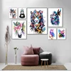 GATYZTORY 60x75cm Frame Diy Painting By Numbers Kit Animal Zebra Wall Art Picture By Numbers Coloring By Numbers For Home Decor ► Photo 2/6