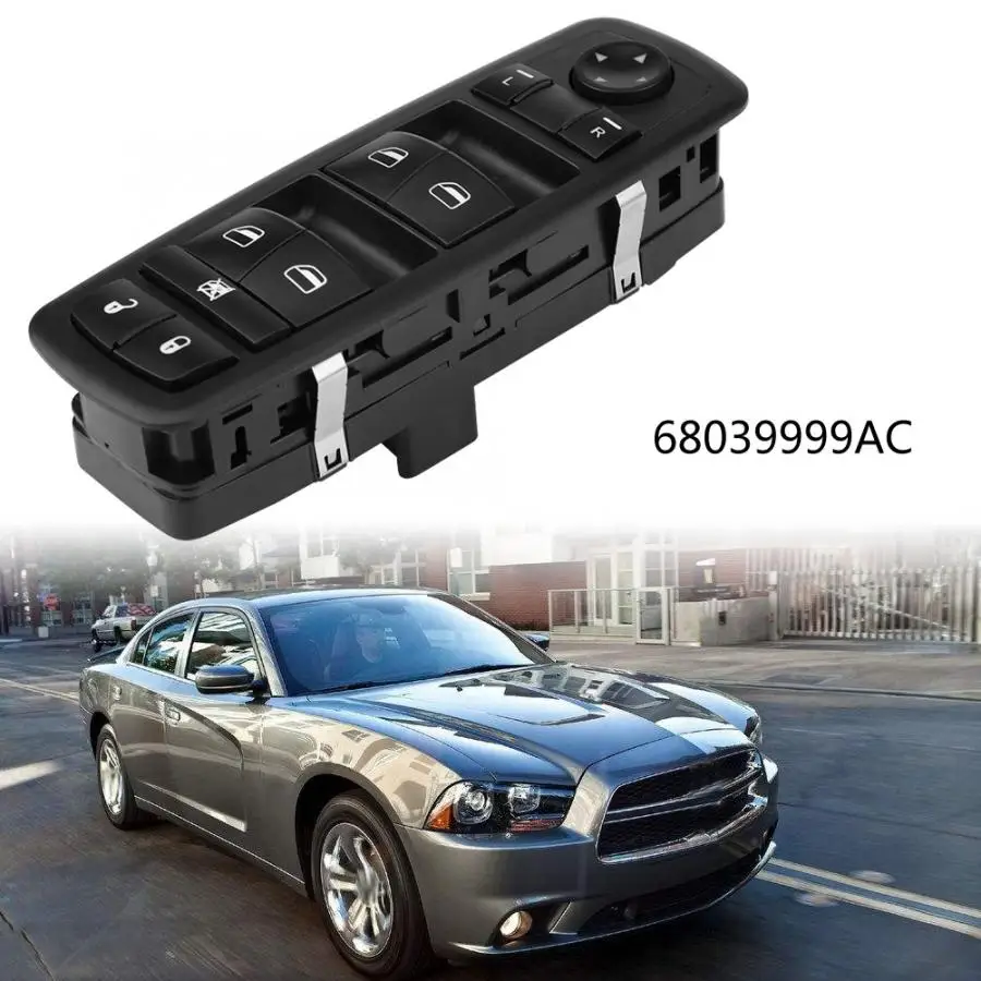 Передний левый регулятор мощность переключатель окна для Dodge большой караван 08-10 путешествие 09-14 68039999AC
