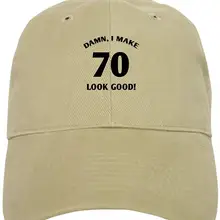 70 лет, Подарочная бейсболка с кляпом