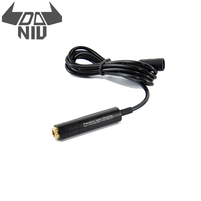 

DANIU 5/10/20/50/80mW 648nm Red Dot Laser Module Variable Focus Industrial Position Alignment Diode Generator