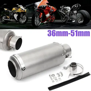 

Universial 36-51mm Motorcycle Exhaust Muffler w/ Silencer Dirt Street Bike For Dirt Bike/Street Bike/Scooter/ATV/Quad For Suzuki
