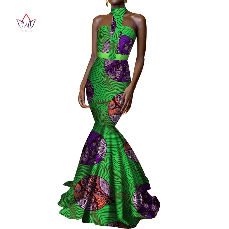 Африканские длинные платья для женщин без рукавов традиционная африканская