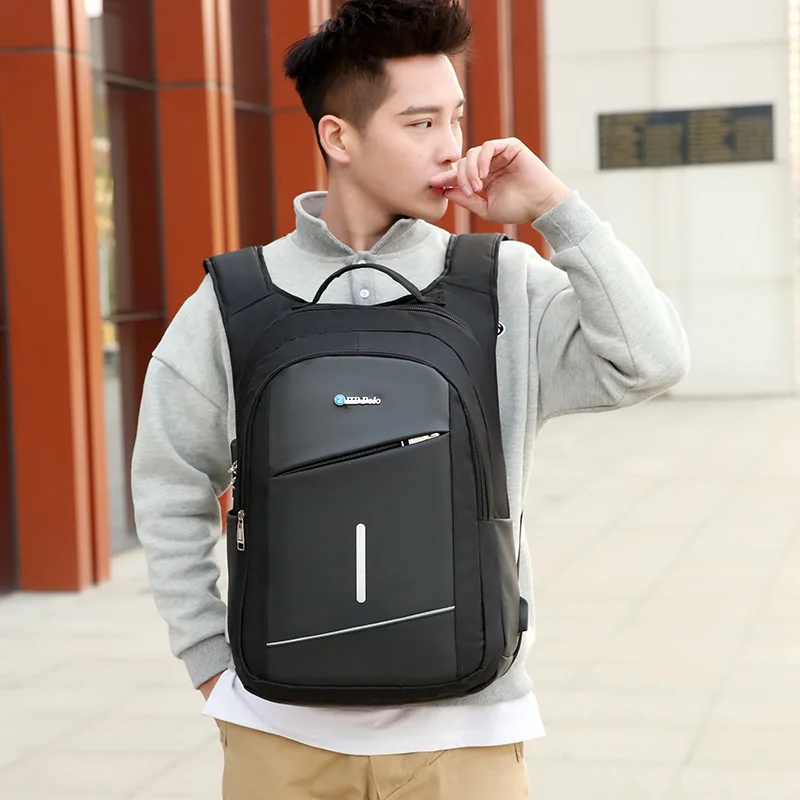 

2019 New Style MEN'S Backpack Business Backpack Password Lock Anti-Theft MEN'S Computer Bag School Bag Casual Travel Bag