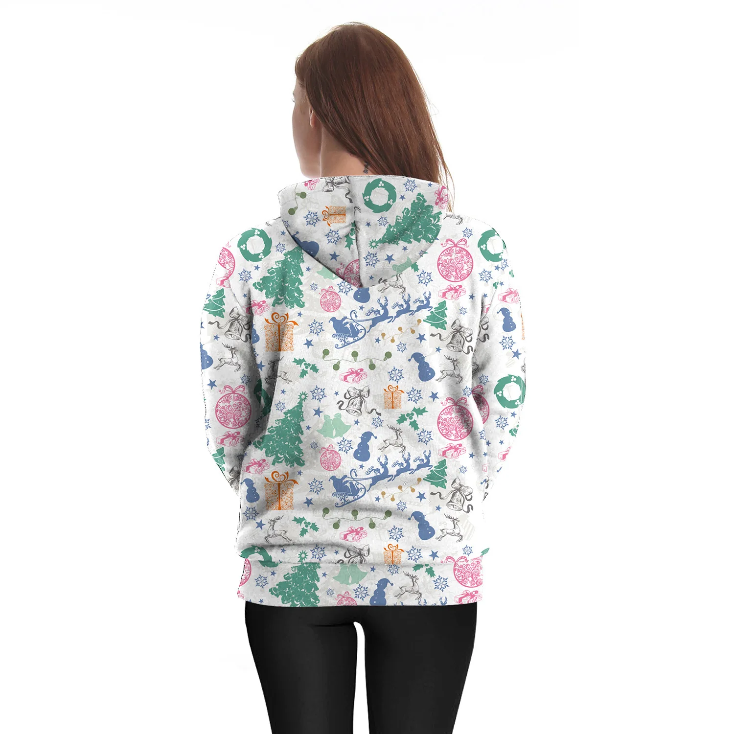 Christmas 3D Hoodies Allover Printed Sweatshirts Men/women Long Sleeve Autumn Winter Warm Fashion Funny 3D Clothes