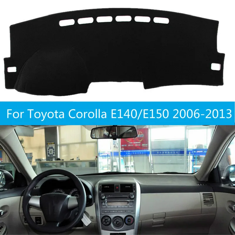 

Car Styling Dashmat Dash Mat Dashboard Cover Pad Sun Shade Protect Carpet For Toyota Corolla E140/E150 2006 2007 2008 2009 -2013
