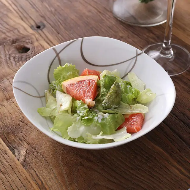 Veweet Nikita 24/48 Darabos Konyhai Vacsora Kombinált Porcelán Asztali Tányérkészlet Tál, Desszert Leves Tányér, Tányér - Image 4