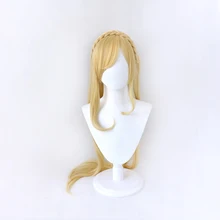 

Anime Dangan Ronpa Sonia Nevermind Long Wig Braid Cosplay Costume Super Danganronpa Heat Resistant Synthetic Hair Women Wigs