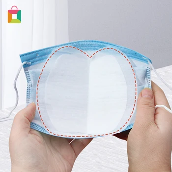 

50pcs Disposable Mat Three-layer Gasket Face Filter Pad Anti-dust Pollution Breathing Filters Cozy