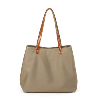 

Vintage Large Capacity Soft Shoulder Bag Women Office Ladies Big Work Handbags High Quality Casual Nylon Travel Tote Bags