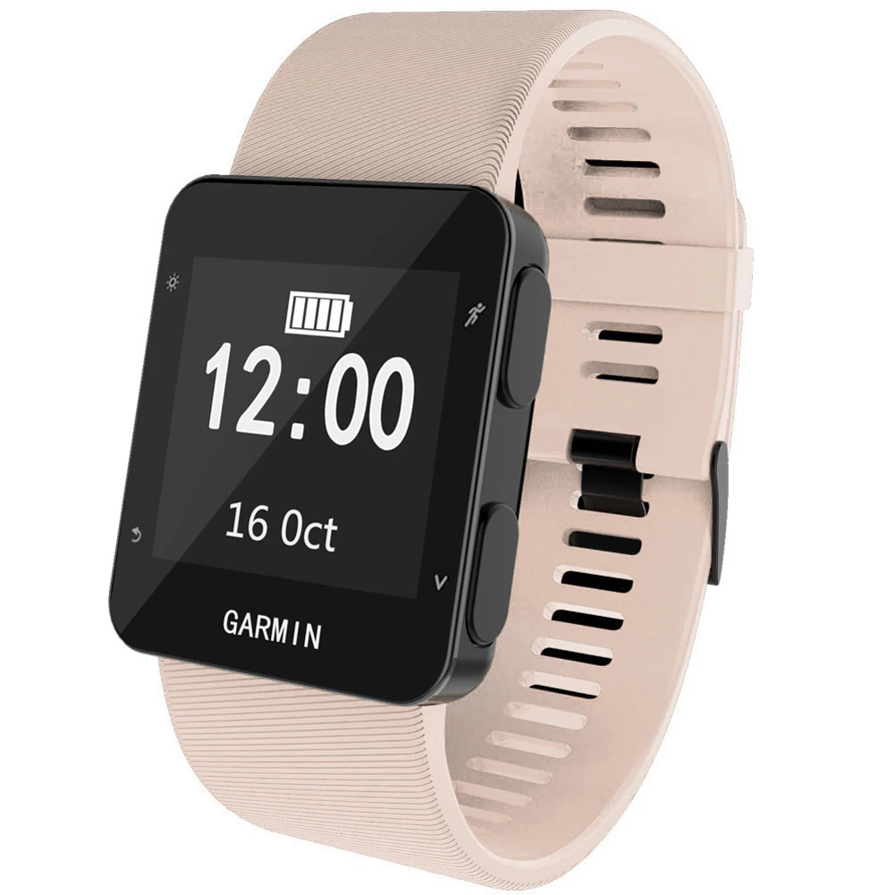 Силиконовый спортивный ремешок на запястье для Garmin Forerunner 30 замена Смарт-браслет ремешок для часов Garmin Forerunner 35