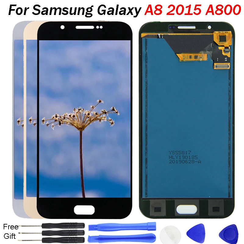 

For Samsung Galaxy A8 2015 LCD Display A8000 A800 A800F Display Touch Screen Digitizer Assembly Replacement A800F Display Screen