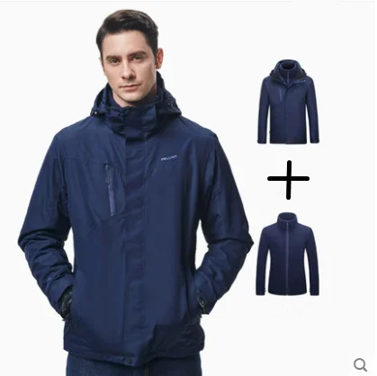 men 3 Pelliot Лыжная куртка мужская водонепроницаемая, дышащая термальная куртка для сноуборда! Гарантия подлинности - Цвет: men 3