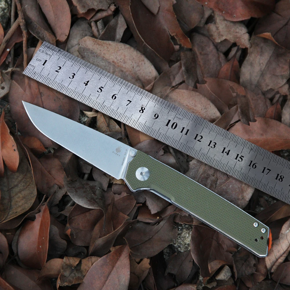 Kizer тактический нож domin green G10 ручной из стали VG10 Высококачественный для кемпинга