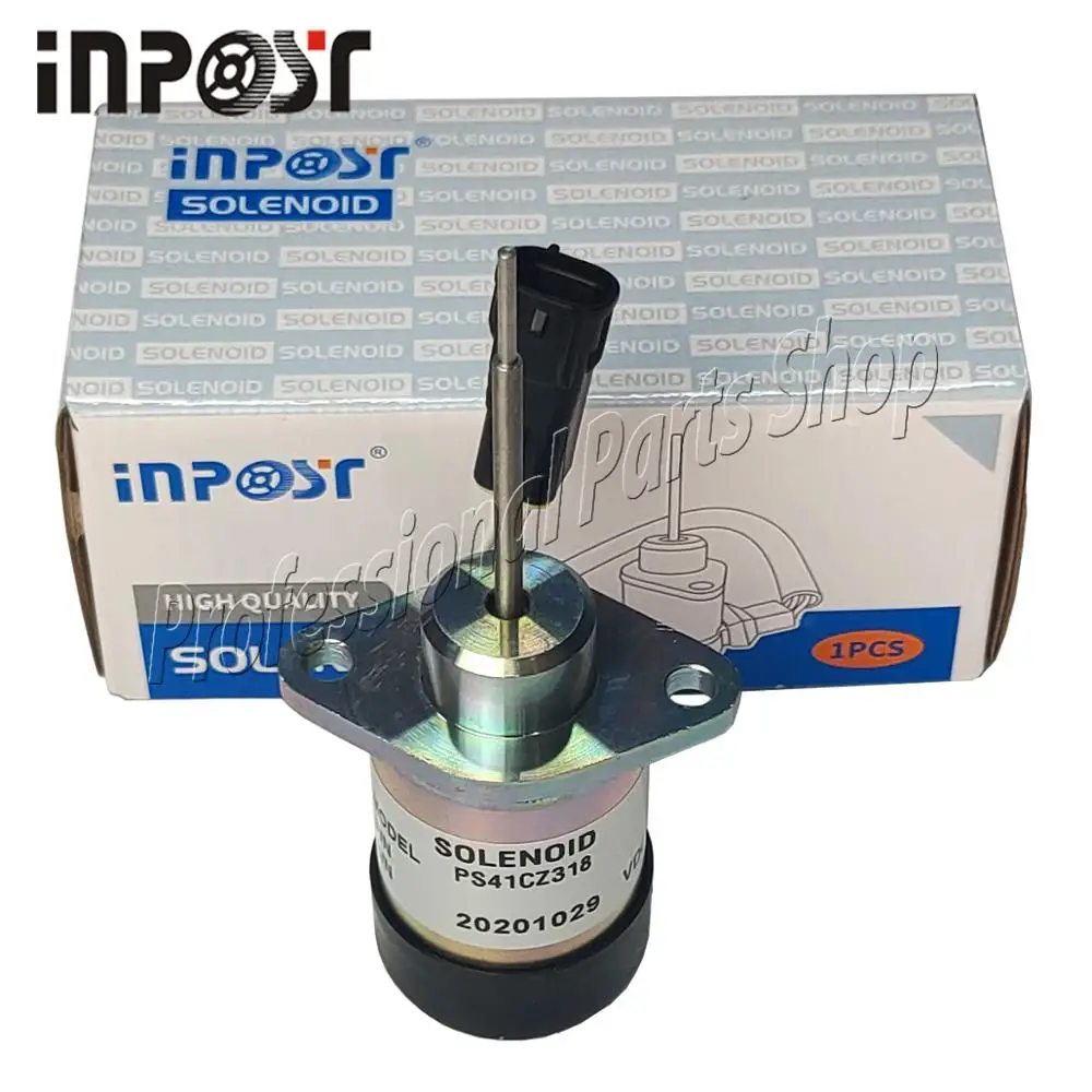 Solenoide Di Arresto Diesel Ps41Cz318 12V Per Kubota 325 Miller Mig Saldatore Trailblazer