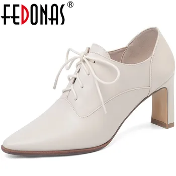 

FEDONAS Women Kid Suedehigh heels pumps weddding party elegant pumps Spring Summer cross tied Pointed Toe 2020 Sexy Shoes Woman