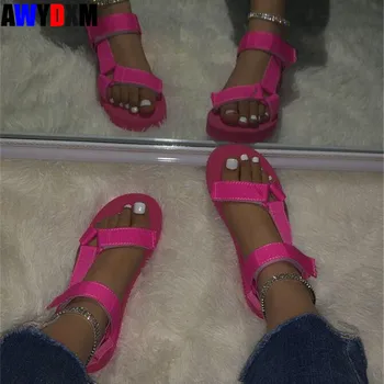 

New women sandals 2020 summer women shoes light Comfort peep toe shoes casual flat Platform lady outdoor beach Sandalias female