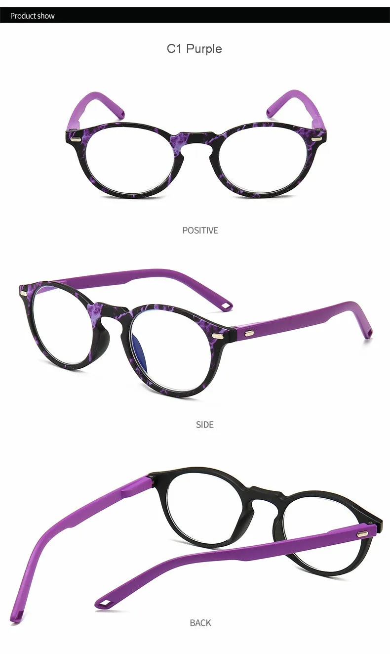 MYT_266 анти-синие очки для чтения, покрытая цельной полиуретановой hd пресбиопические очки для мужчин и женщин+ 100+ 150 200 250 300 350 400 пружинным шарниром