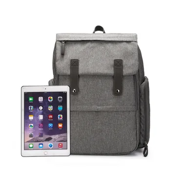 

Diaper Bag Backpack Multifunction Travel Back Pack Maternity Baby Changing Bags Large Capacity Waterproof and Stylish Gray Bag