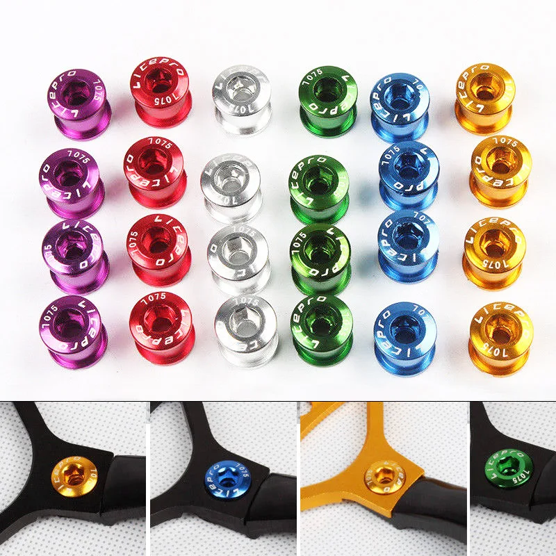 Litepro Bike Chainring Bolts SingleDoubleTriple Speed Disc Chainwheel Screws  (1)