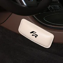 Интерьер автомобиля эластичные кожаные ноги подушки наколенники F R для сиденья Леон 2 подушка бедра Поддержка