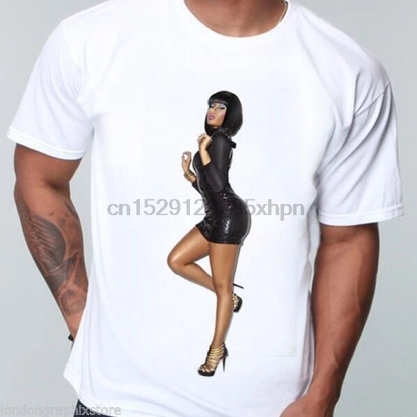 Музыкальная футболка NICKI MINAJ розовая ANACONDA с молодой ценой YMCMB BOOTY новая забавным