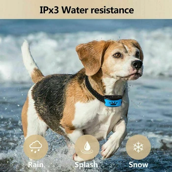 

Press Button USB Rechargeable No Shock Dog Training Smart Adjustable Sound Vibration High Sensitivity Anti Bark Collar 7 Level