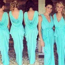 aqua green bridesmaid dresses