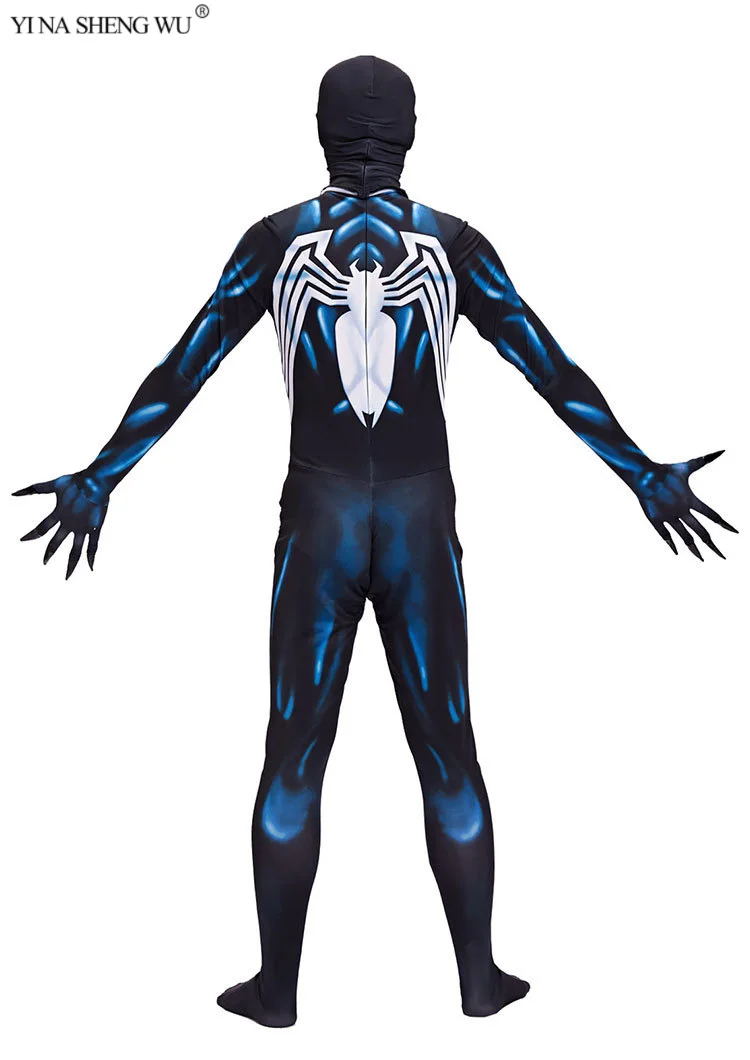Костюм Venom Косплей Веном фильм Веном Человек-паук косплей супергерой комбинезон Хэллоуин костюм детский костюм на Хэллоуин