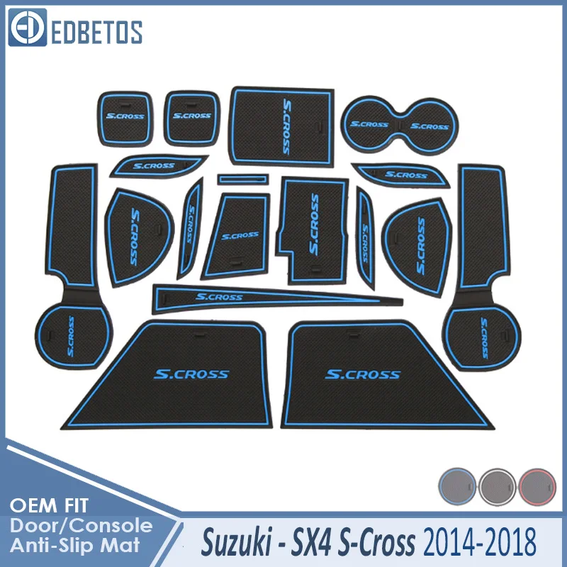 Грязная Накладка для Suzuki SX4 S-Cross Maruti SX-4 SX 4 S Cross SCross аксессуары для двери паз ворота Слот