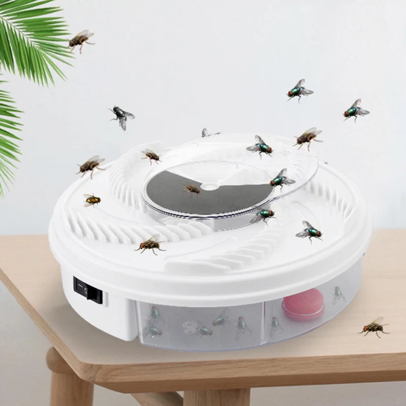 

For Electric USB Automatic Flycatcher Fly Trap Pest Control Catcher Catching Artifacts Insect Trap Insect Reject
