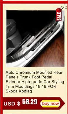 Car Automobile Decorative Wing Mirror Rear Bumper Trunk Exterior Fashion Modification Mouldings Accessory 18 19 FOR Peugeot 301