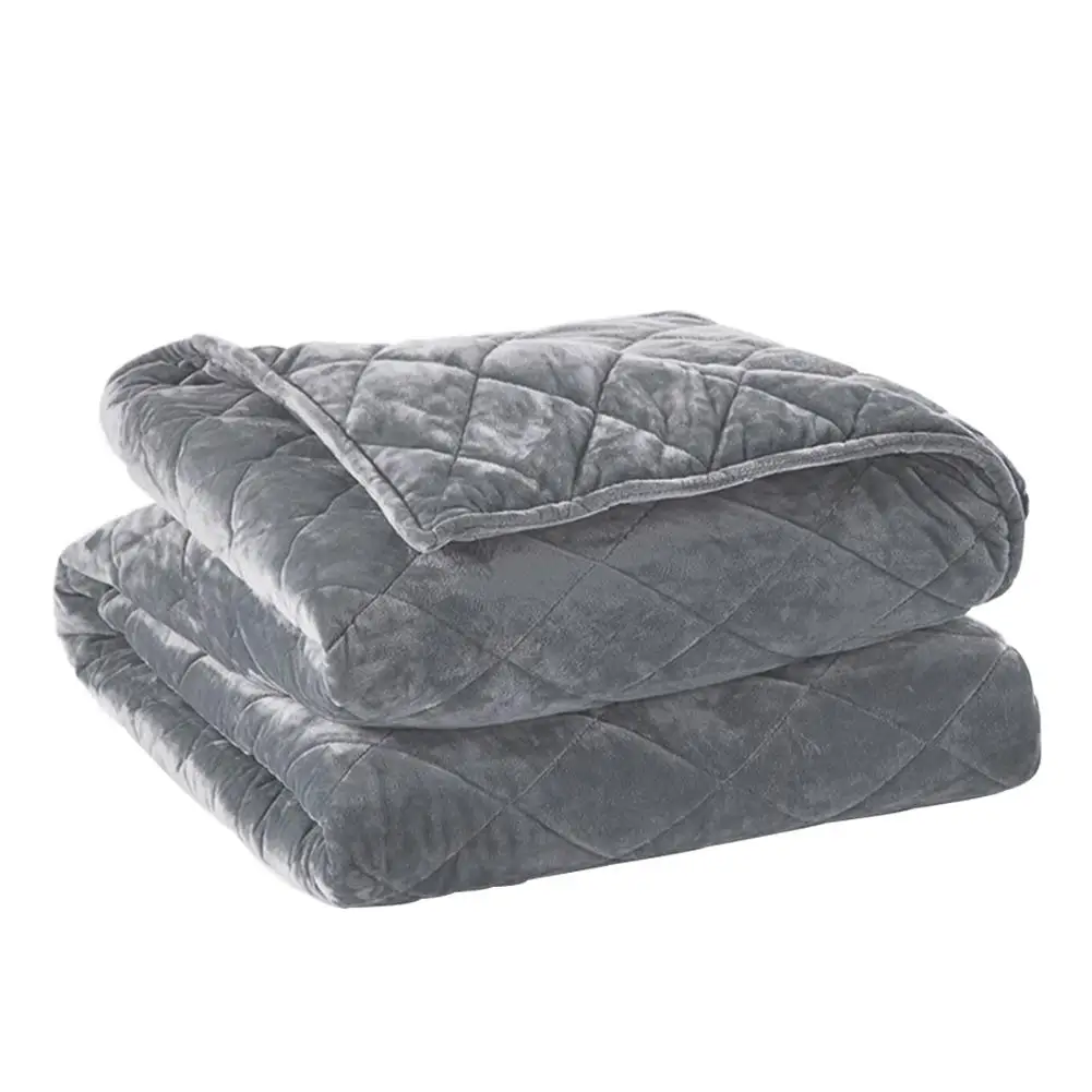 

Polyester Crystal Super Soft Gravity Blanket Quilt Cover Concealed Zipper Design For People With Anxiety Autism ADHD Ins