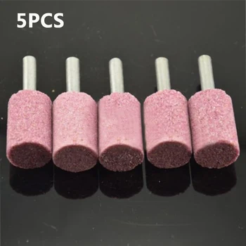 

Abrasive Stone Column Grinding Head Wheel Polishing Deburr Bit Set Tool 5pcs