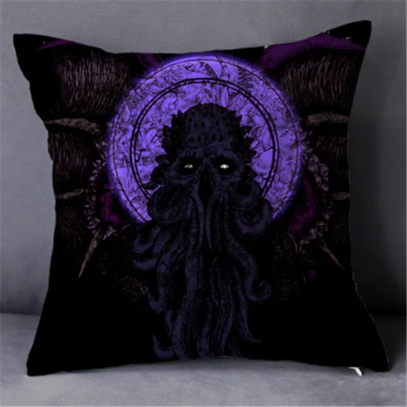 Cthulhu Mythos Great Old Ones Cthulhu короткая плюшевая подушка Креатив мультфильм гостиная диван пуховая подушка мягкие игрушки X2401 - Цвет: 45X45CM